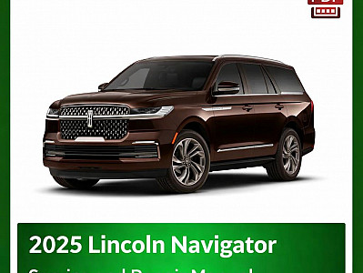 2025 Lincoln Navigator repair manual