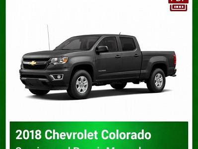 2018 Chevrolet Colorado repair manual