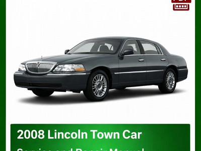 2008 Lincoln Town Car repair manual