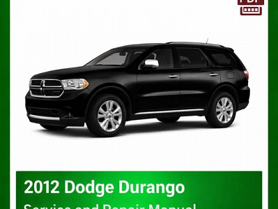 2012 Dodge Durango repair manual