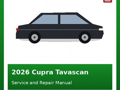 2026 Cupra Tavascan repair manual