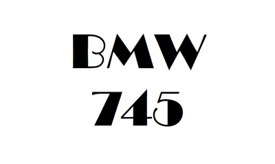 BMW 745 Workshop Manual