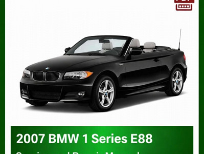 2007 BMW 1 Series E88 repair manual