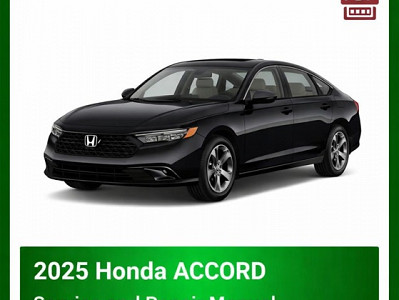 2025 Honda Accord repair manual