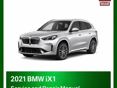 2021 BMW iX1 repair manual