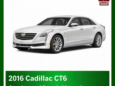 2016 Cadillac CT6 repair manual