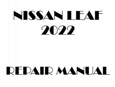 2022 Nissan Leaf repair manual