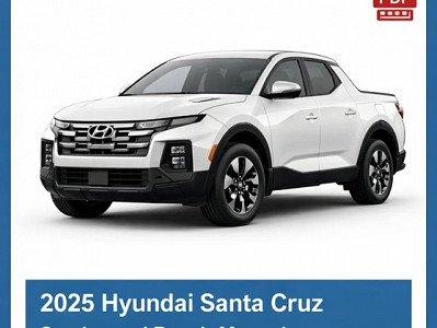 2025 Hyundai Santa Cruz repair manual