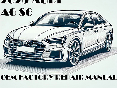 2025 Audi A6 repair manual