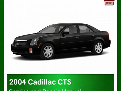 2004 Cadillac CTS repair manual