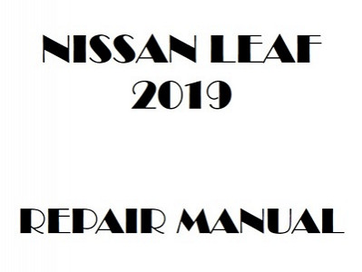 2019 Nissan Leaf repair manual