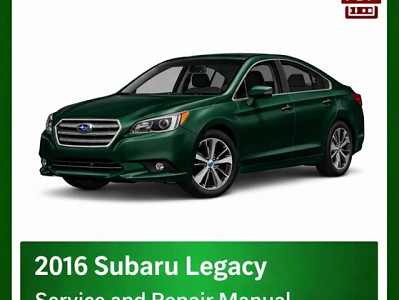 2016 Subaru Legacy repair manual