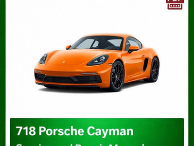 PORSCHE 718 Cayman Workshop Manual