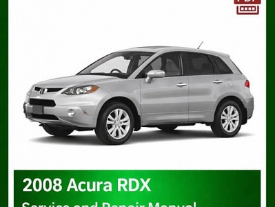2008 Acura RDX repair manual - VIN specific