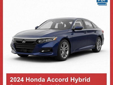 2024 Honda Accord Hybrid repair manual