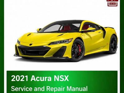 2021 Acura NSX repair manual - VIN specific