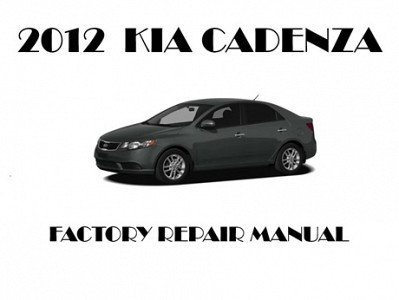 2012 Kia Cadenza repair manual
