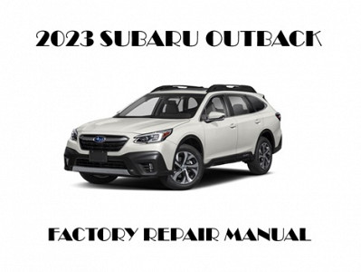 2023 Subaru Outback repair manual