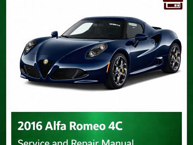 2016 Alfa Romeo 4C repair manual