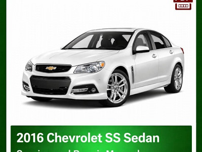 2016 Chevrolet SS Sedan repair manual