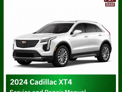 2024 Cadillac XT4 repair manual