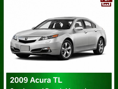 2009 Acura TL repair manual - VIN specific