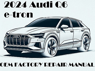 2024 Audi Q6 e-tron repair manual