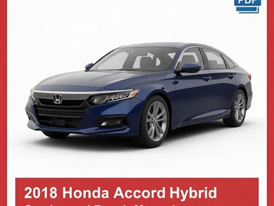 2018 Honda Accord Hybrid repair manual