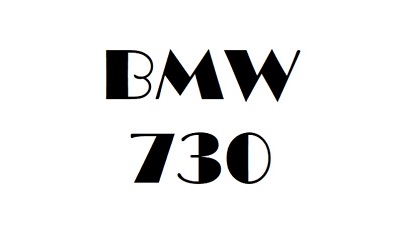 BMW 730 Workshop Manual