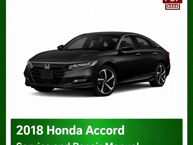 2018 Honda Accord repair manual