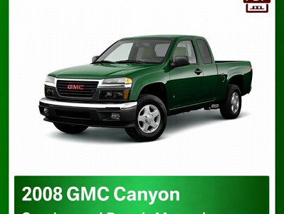 2008 GMC Canyon repair manual