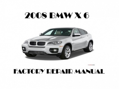 2008 BMW X6 repair manual