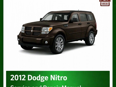2012 Dodge Nitro repair manual