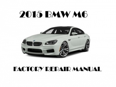 2015 BMW M6 repair manual