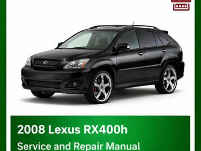 2008 Lexus RX400h repair manual - VIN specific PDF