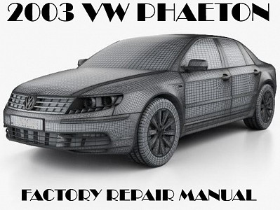 2003 Volkswagen Phaeton repair manual