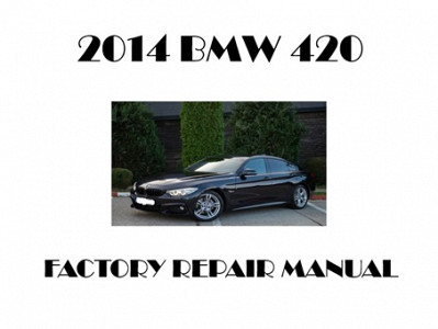 2014 BMW 420 repair manual