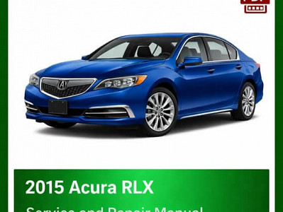 2015 Acura RLX repair manual - VIN specific