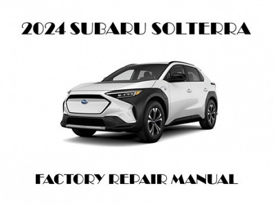 2024 Subaru Solterra repair manual