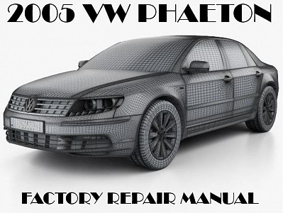 2005 Volkswagen Phaeton repair manual