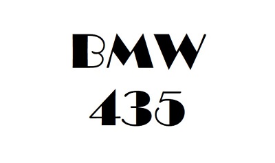 BMW 435 Workshop Manual