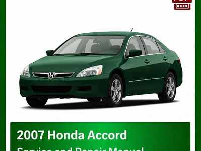 2007 Honda ACCORD repair manual