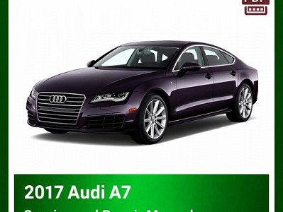 2017 Audi A7 repair manual