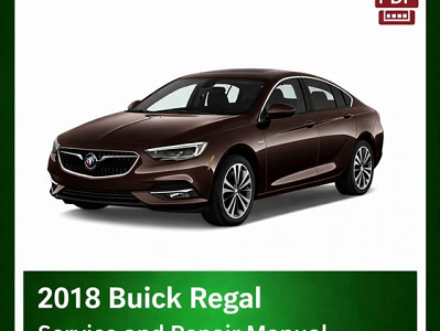 2018 Buick Regal repair manual