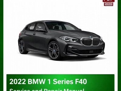 2022 BMW 1 Series F40 repair manual
