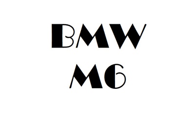 BMW M6 Workshop Manual