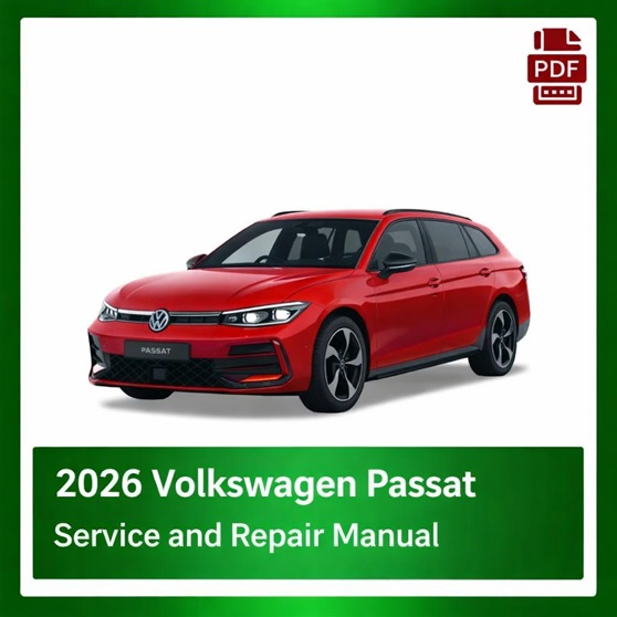 2026 Volkswagen Passat repair manual - VIN specific PDF