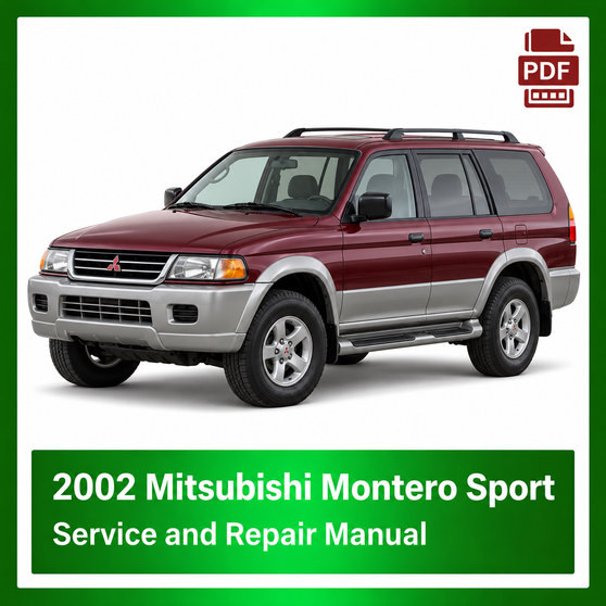 2002 Mitsubishi Montero Sport repair manual