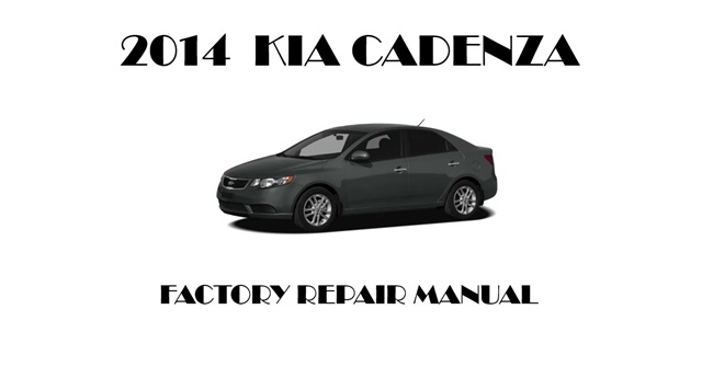 2014 Kia Cadenza repair manual