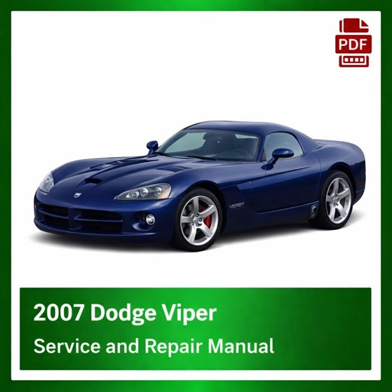 2007 Dodge Viper repair manual